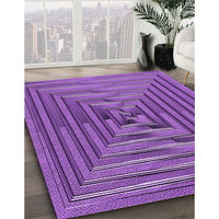 Patterned Purple Rug, pat3724pur