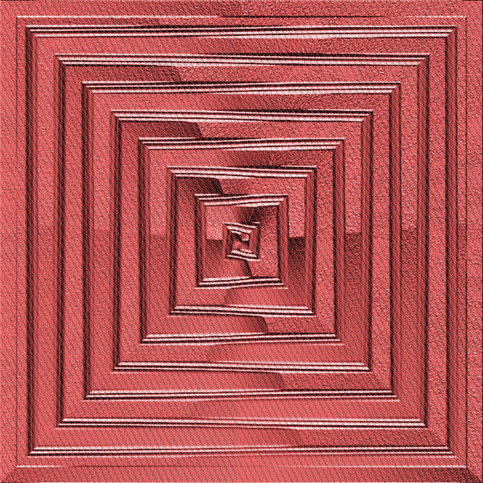 Round Machine Washable Transitional Red Rug, wshpat3724rd