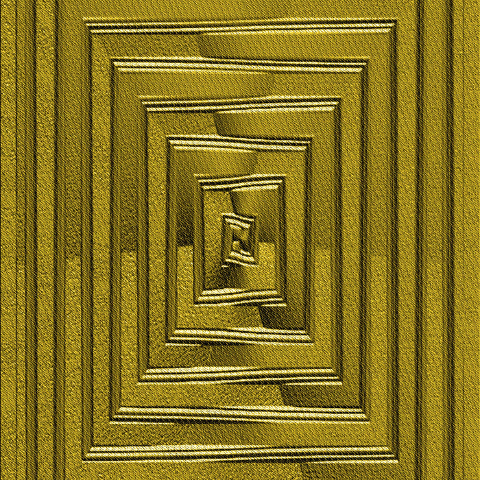 Patterned Dark Bronze Brown Rug, pat3724yw