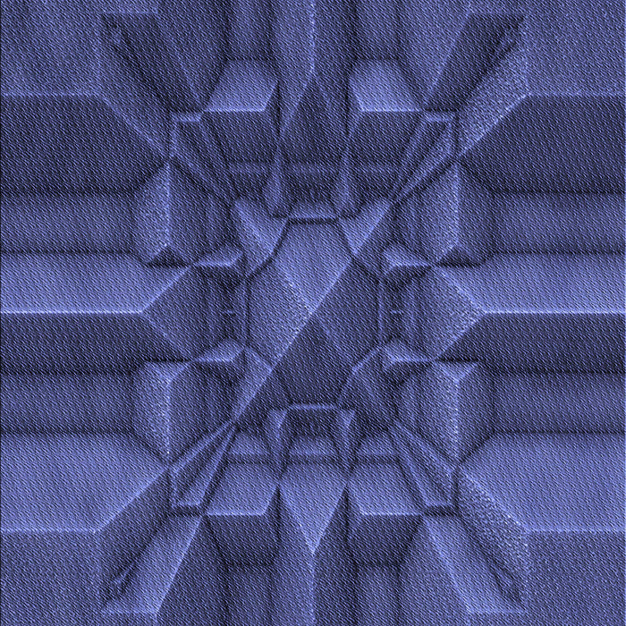 Patterned Blue Rug, pat3725blu