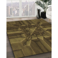 Patterned Bakers Brown Rug, pat3725brn