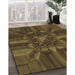 Patterned Bakers Brown Rug in Family Room, pat3725brn