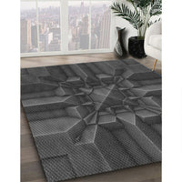 Patterned Gray Rug, pat3725gry