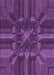 Patterned Dark Orchid Purple Rug, pat3725pur