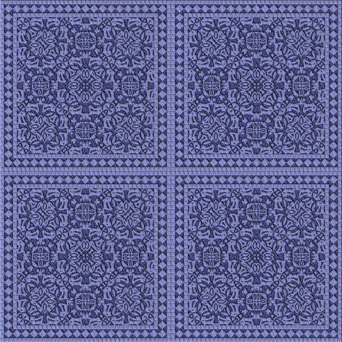 Round Machine Washable Transitional Sky Blue Rug, wshpat3726blu