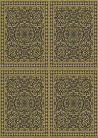 Machine Washable Transitional Brass Green Rug, wshpat3726