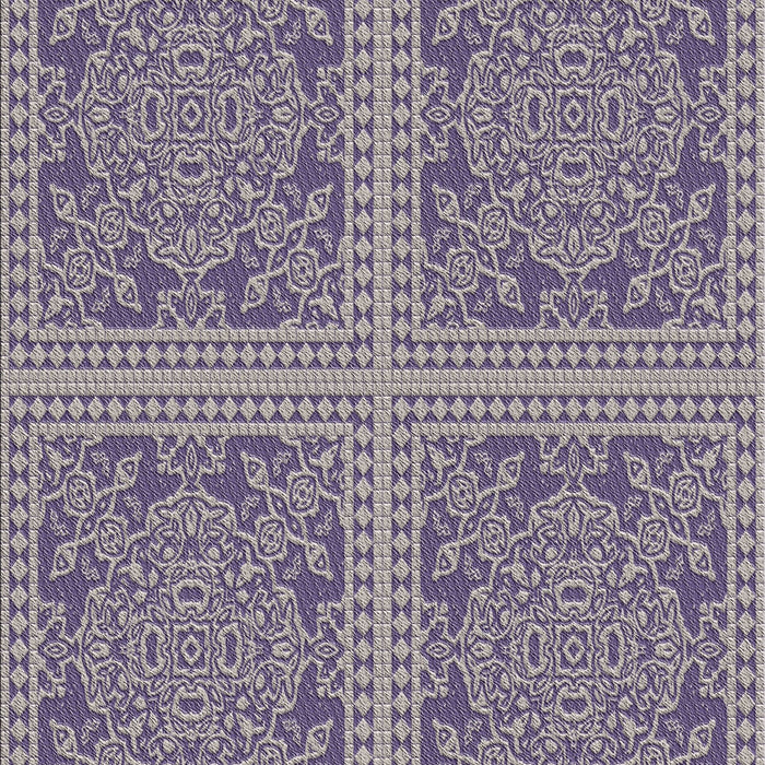 Patterned Purple Abstract Machine Washable Rug, wshpat3727