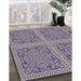 Patterned Purple Abstract Machine Washable Rug in a Family Room, wshpat3727