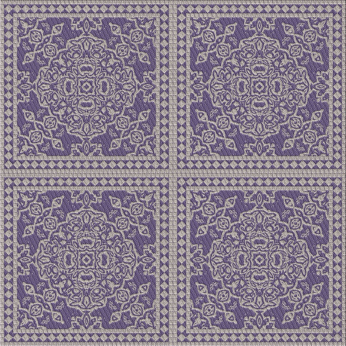 Sideview of Patterned Purple Abstract Machine Washable Rug, wshpat3727