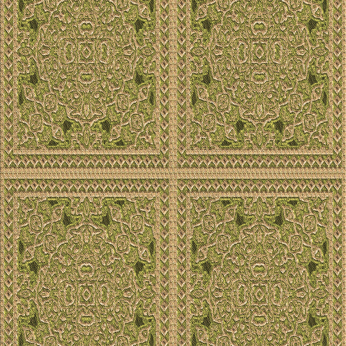 Machine Washable Transitional Oak Brown Rug, wshpat3728brn