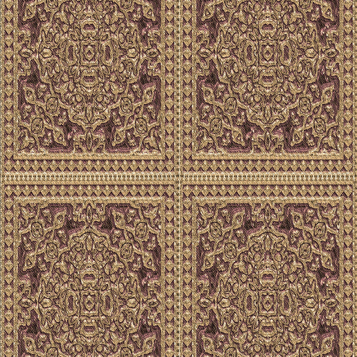 Machine Washable Transitional Brown Sand Brown Rug, wshpat3729brn