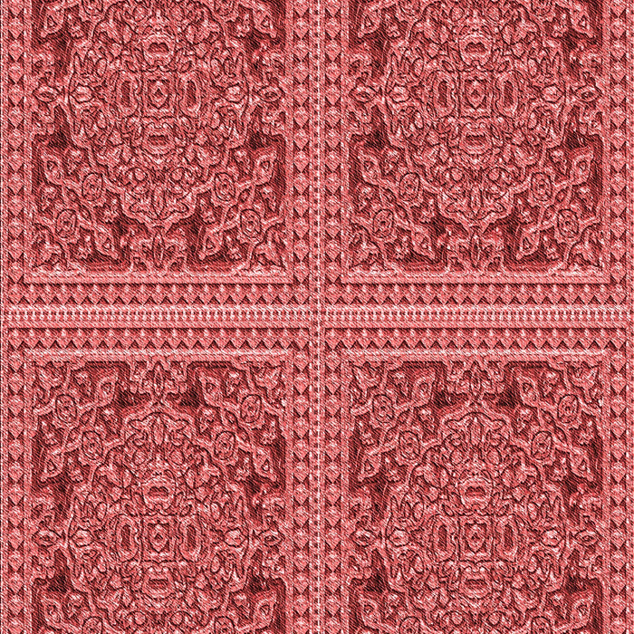 Machine Washable Transitional Red Rug, wshpat3729rd
