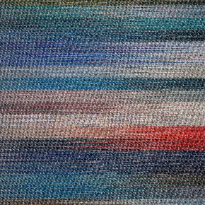 Patterned Light Slate Gray Novelty Rug, pat372