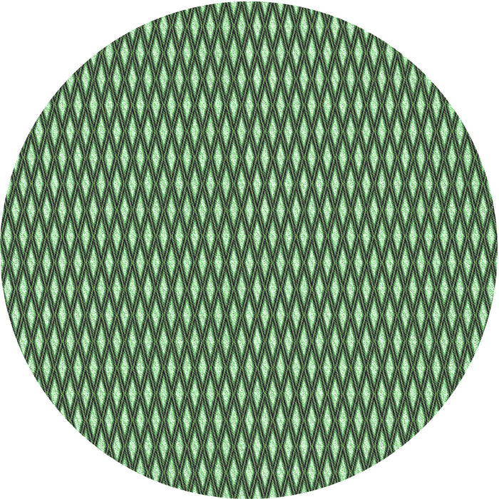 Square Patterned Green Rug, pat373grn