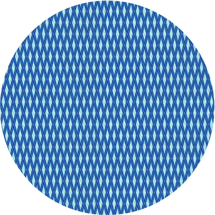 Square Machine Washable Transitional Diamond Blue Rug in a Living Room, wshpat373lblu