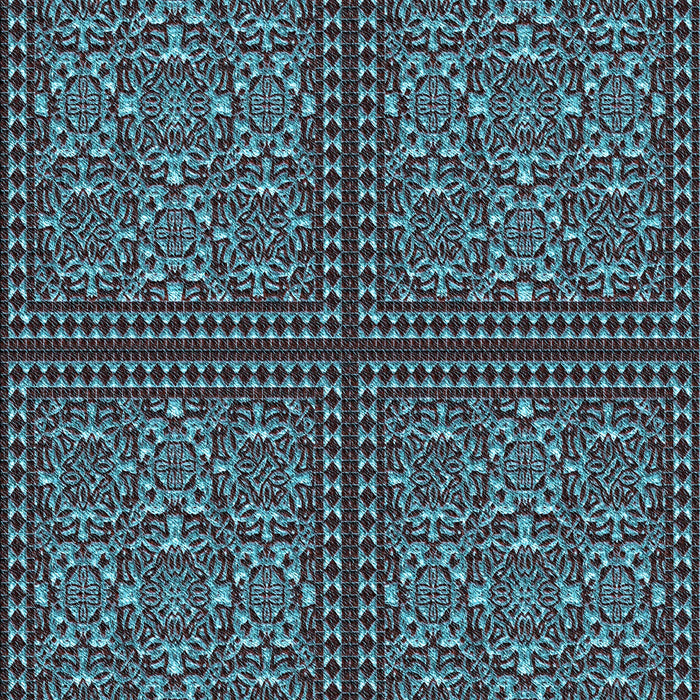 Patterned Dark Coffee Brown Rug, pat3730lblu