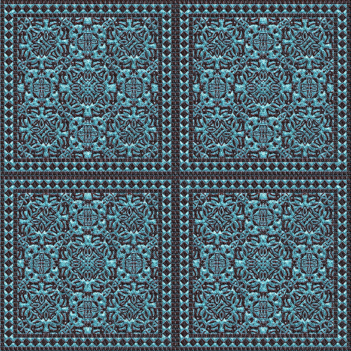 Round Patterned Dark Coffee Brown Rug, pat3730lblu