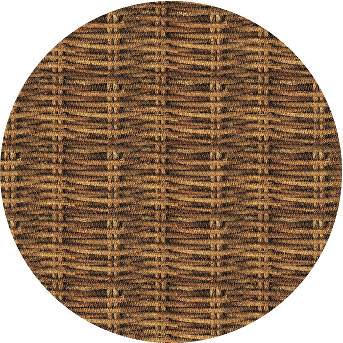 Square Patterned Bakers Brown Rug, pat3731brn