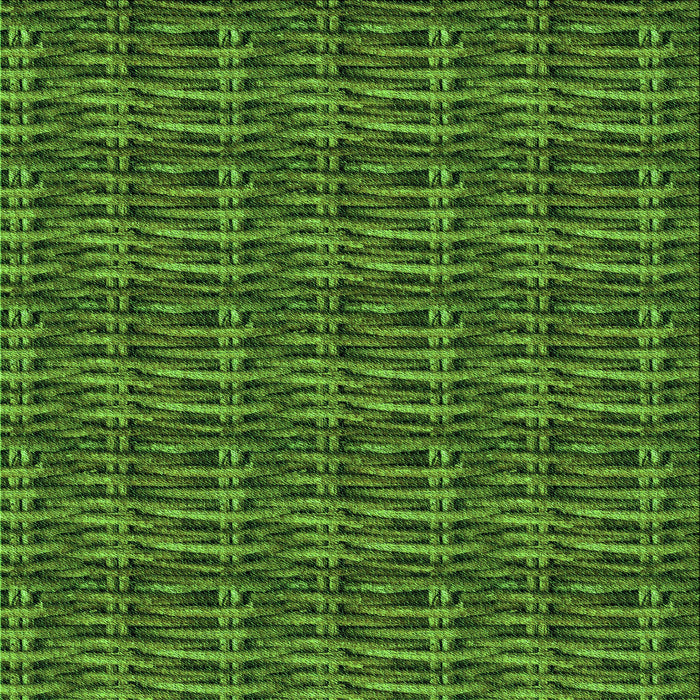 Round Patterned Dark Forest Green Rug, pat3731grn