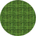 Square Patterned Dark Forest Green Rug, pat3731grn
