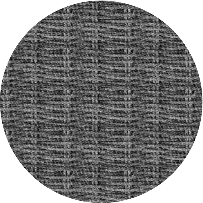 Square Machine Washable Transitional Gray Rug in a Living Room, wshpat3731gry