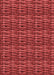 Patterned Tomato Red Rug, pat3731rd