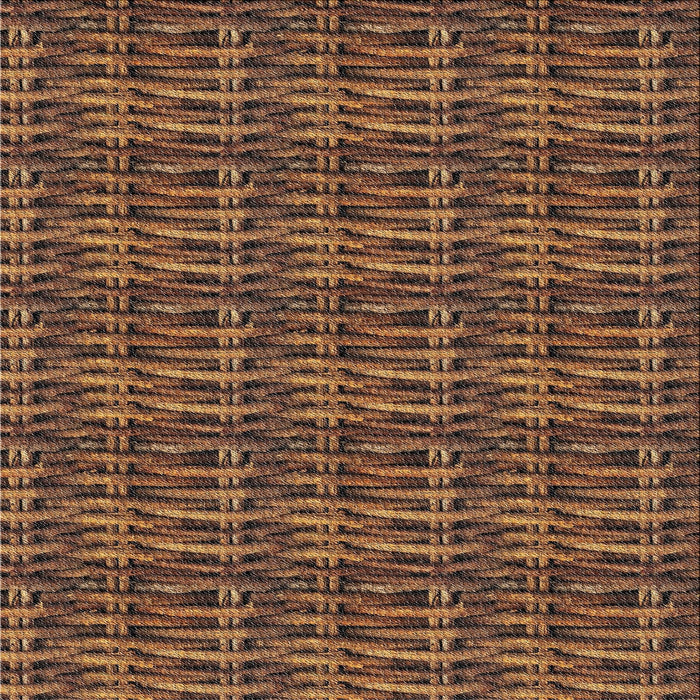 Square Patterned Red Novelty Rug, pat3731