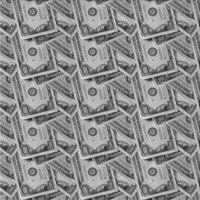 Round Patterned Cloud Gray Rug, pat3732gry