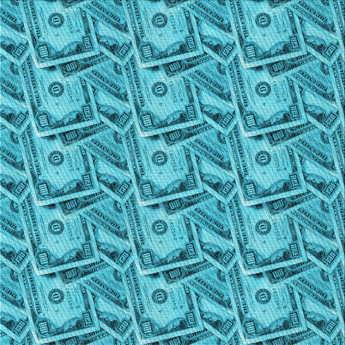 Round Patterned Dark Cyan Green Rug, pat3732lblu