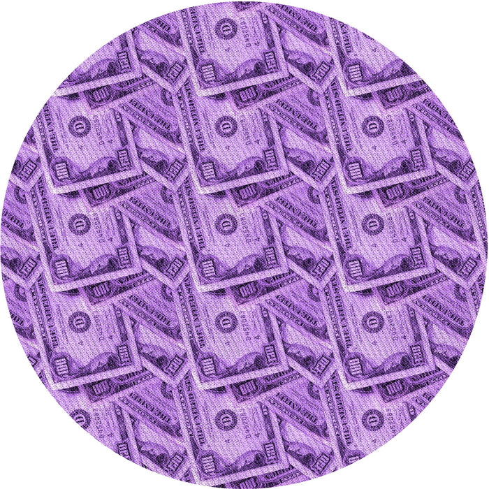 Square Patterned Violet Purple Rug, pat3732pur