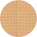 Square Patterned Orange Rug, pat3733org