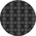 Square Patterned Midnight Gray Rug, pat3734gry