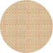 Square Patterned Brown Sand Brown Rug, pat3735brn