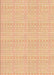 Patterned Orange Rug, pat3735org