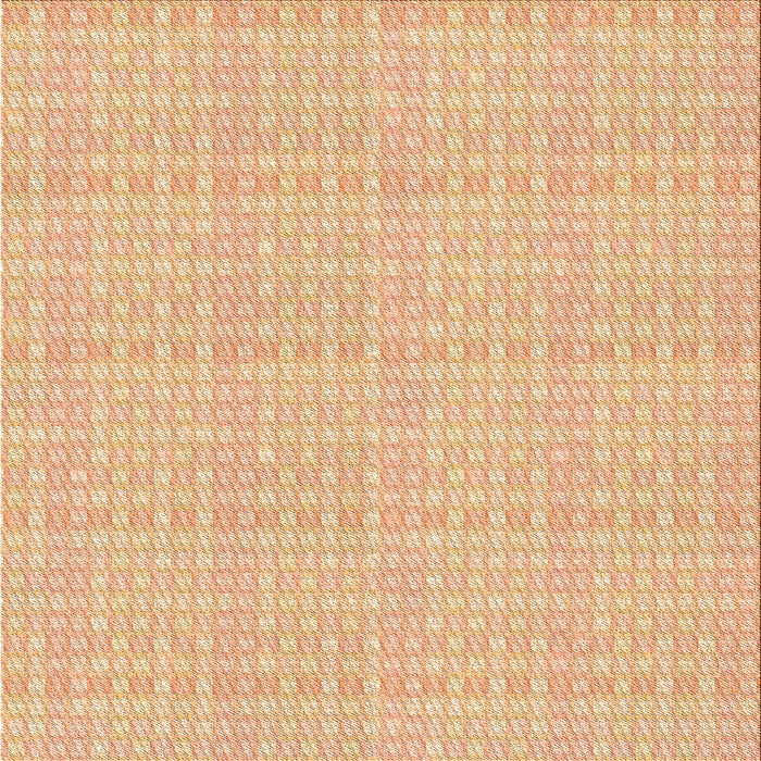 Round Machine Washable Transitional Orange Rug, wshpat3735org