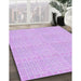 Machine Washable Transitional Purple Rug in a Family Room, wshpat3735pur