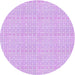 Square Patterned Purple Rug, pat3735pur