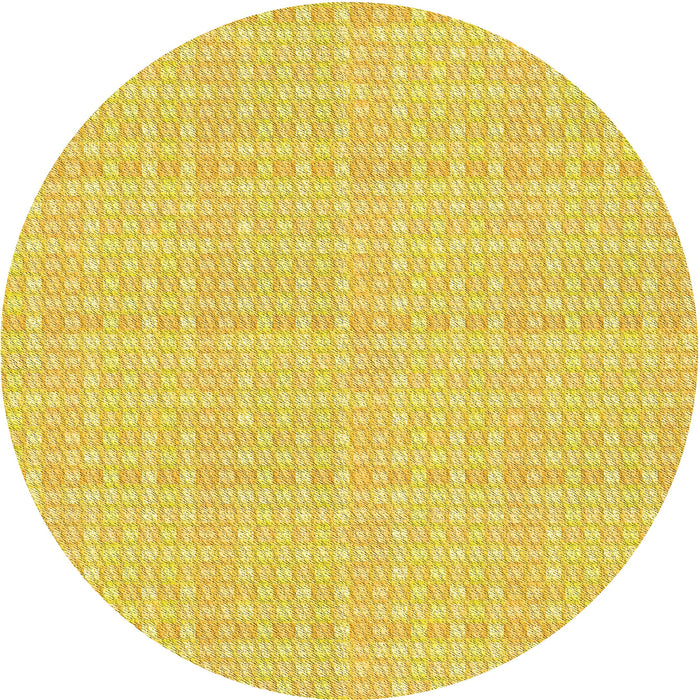 Square Patterned Yellow Rug, pat3735yw