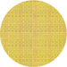 Square Patterned Yellow Rug, pat3735yw