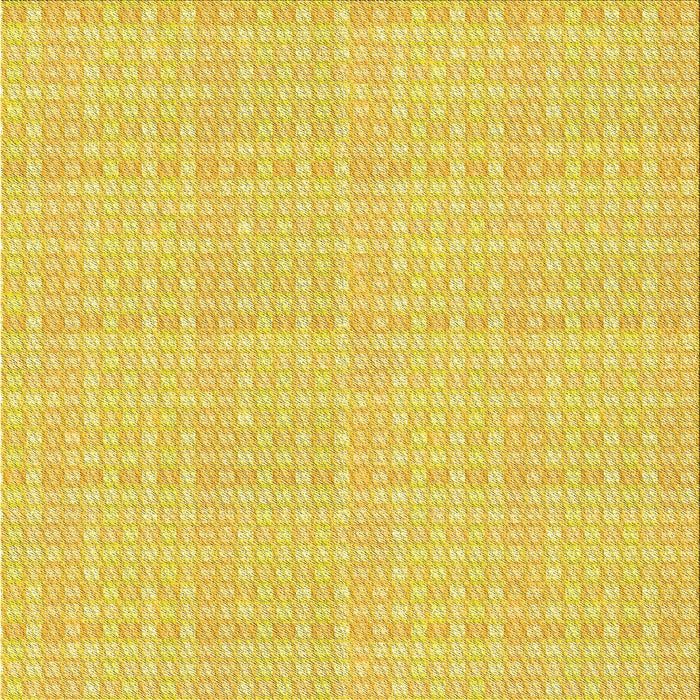 Round Machine Washable Transitional Yellow Rug, wshpat3735yw