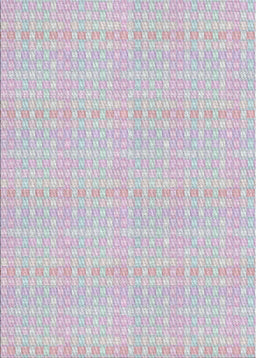 Patterned Lavender Purple Novelty Rug, pat3735