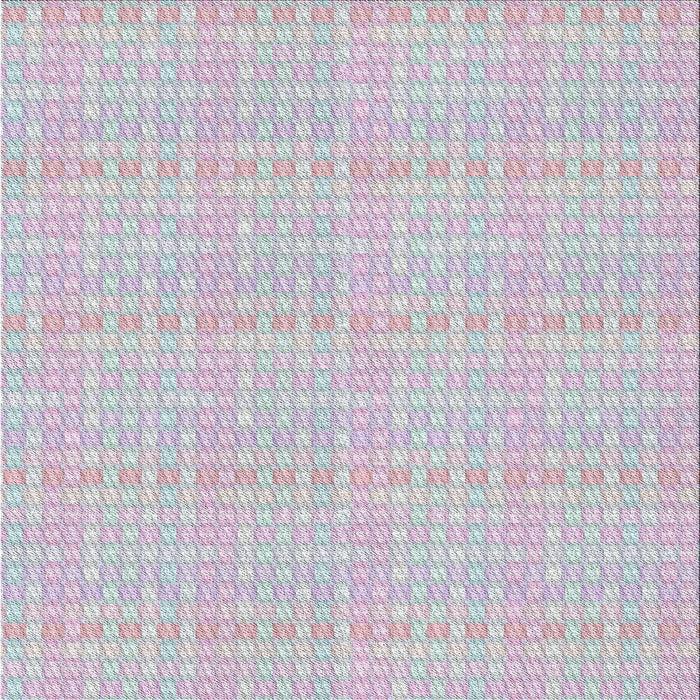 Square Patterned Lavender Purple Novelty Rug, pat3735