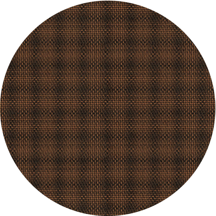 Square Machine Washable Transitional Saddle Brown Rug in a Living Room, wshpat3736brn