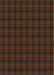 Machine Washable Transitional Chestnut Brown Rug, wshpat3736