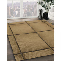 Patterned Saddle Brown Rug, pat3737brn