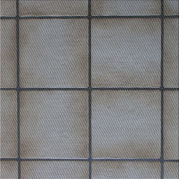 Square Patterned Dark Gray Novelty Rug, pat3737