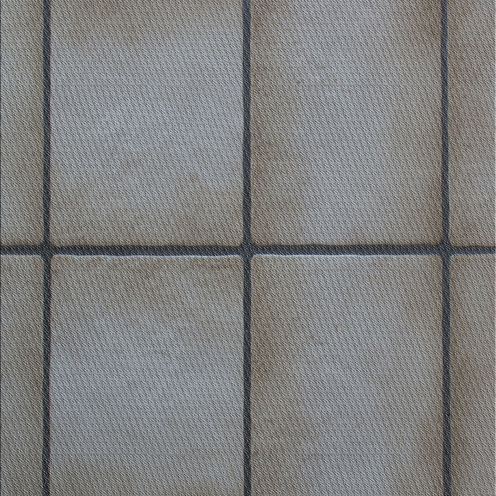 Patterned Dark Gray Novelty Rug, pat3737