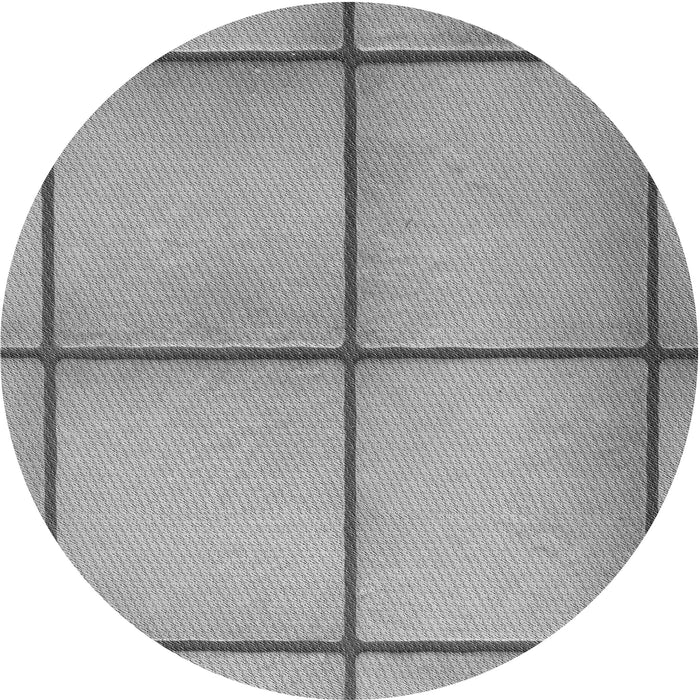 Square Patterned Cloud Gray Rug, pat3738gry