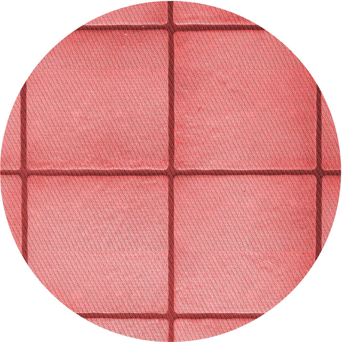 Square Machine Washable Transitional Fire Red Rug in a Living Room, wshpat3738rd