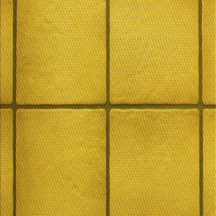 Patterned Deep Yellow Rug, pat3738yw